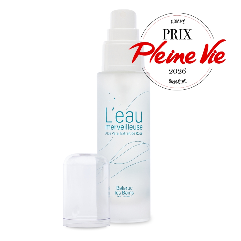 Brume eau thermale aloe vera rose nommé prix Pleine Vie
