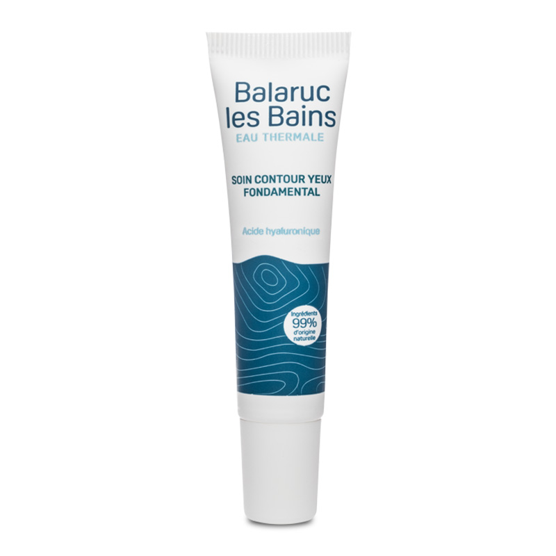 Tubedu soin contour yeux fondamental à l'acide hyaluronique anti âge anti rides anti cernes anti poches 15ml